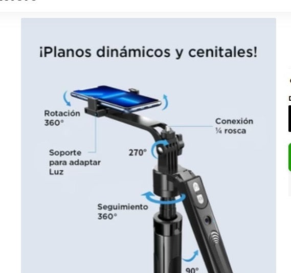 tripode inteligente con sensor de movimiento (IA)