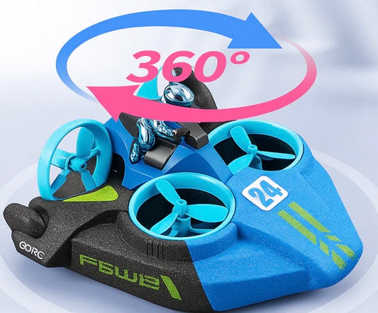🚀 Drone 3 en 1 Acuático, Terrestre y Aéreo 360°