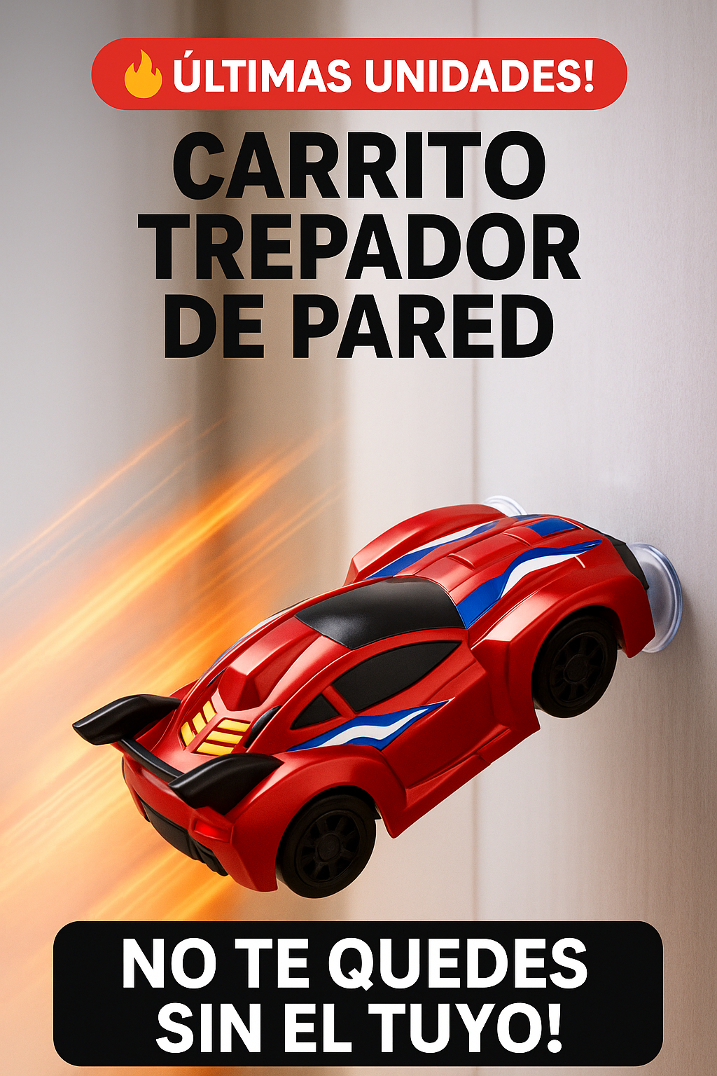 🚘 Carrito trepa paredes 🤩