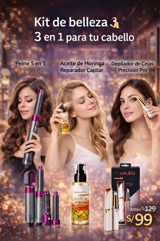 Kit de Belleza: 3 productos por un solo precio”