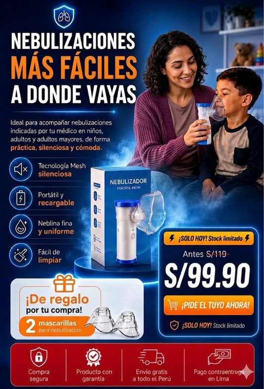 NEBULIZADOR PORTATIL