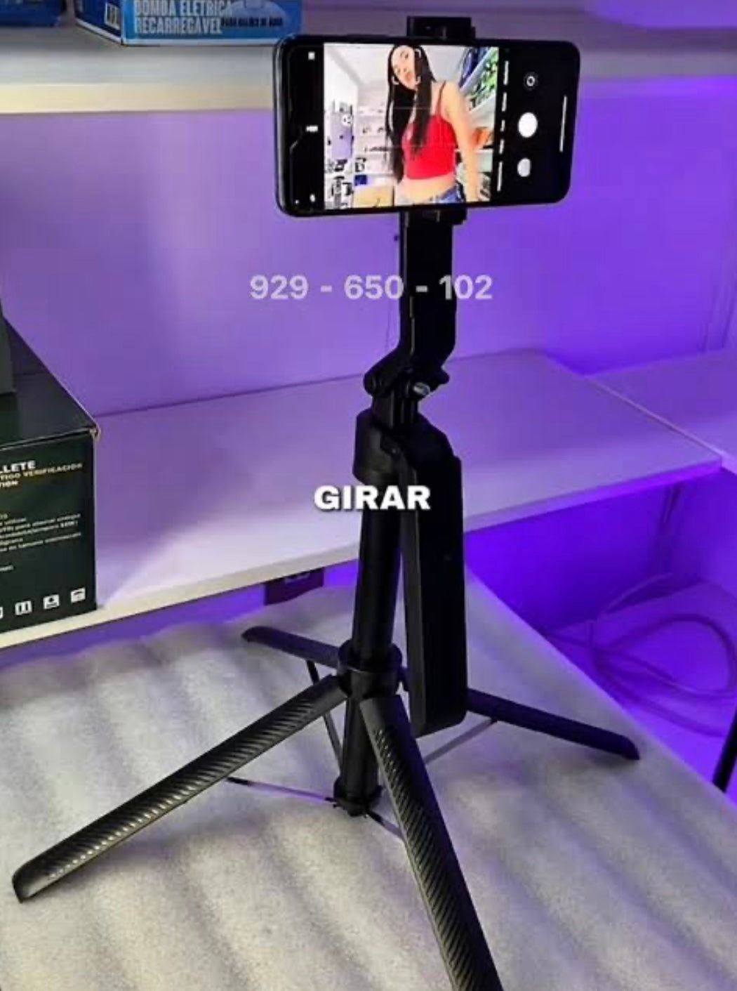 tripode inteligente con sensor de movimiento (IA)