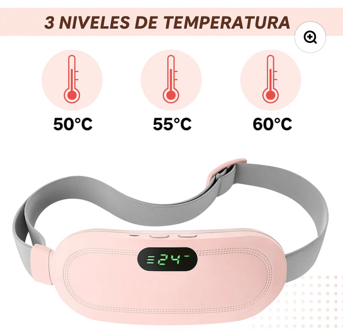 CINTURON TERMICO PARA COLICOS MESTRUALES