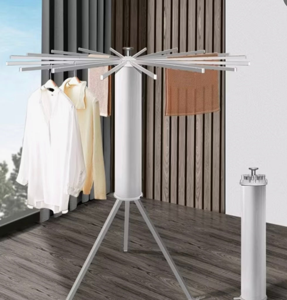 TENDEDERO DE ROPA CON TRIPODE