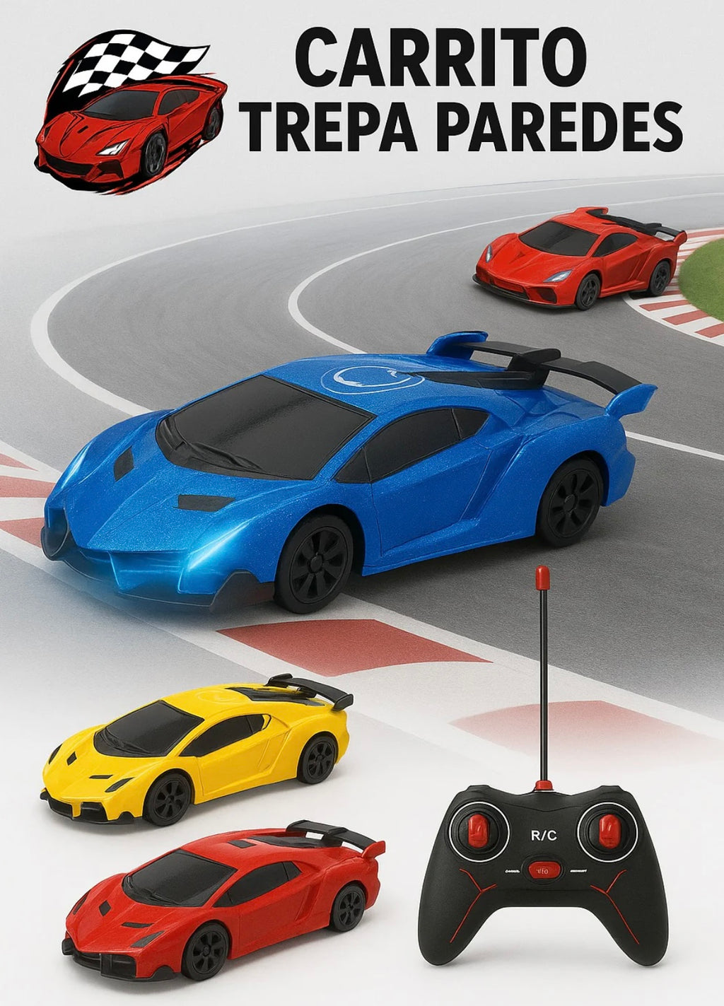 🚘 Carrito trepa paredes 🤩