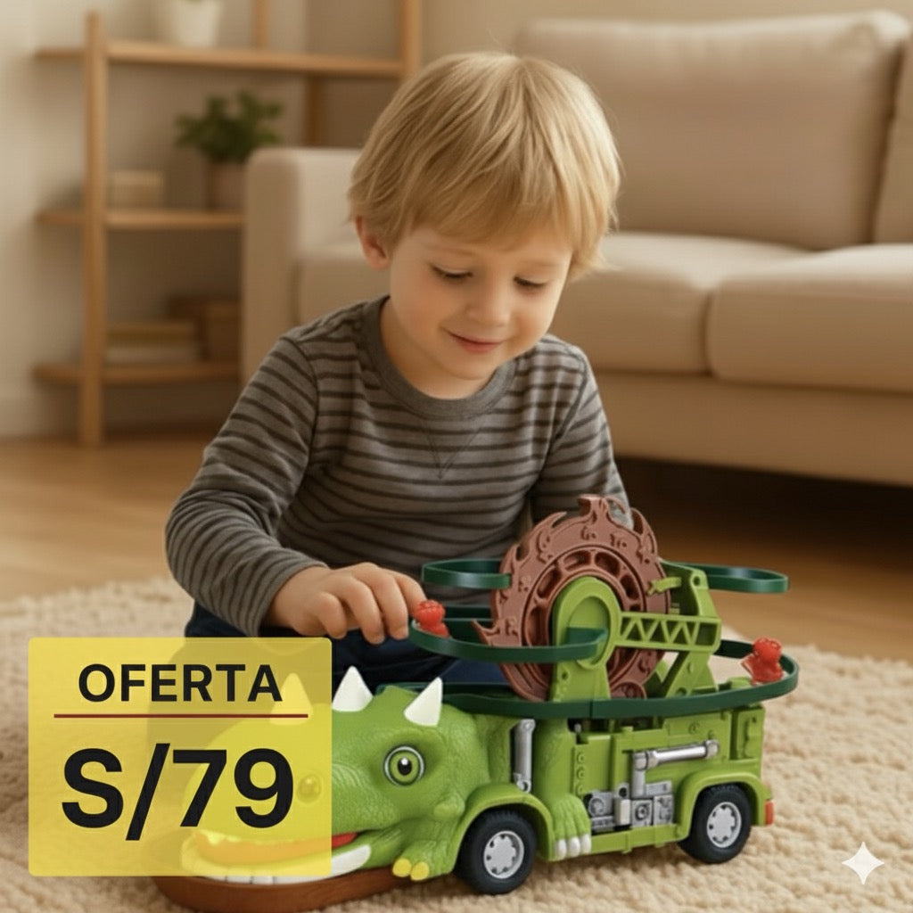 🚚 Camión Dino Pista 🦖