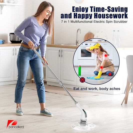 cepillo de limpieza premium 7 en 1 electrico