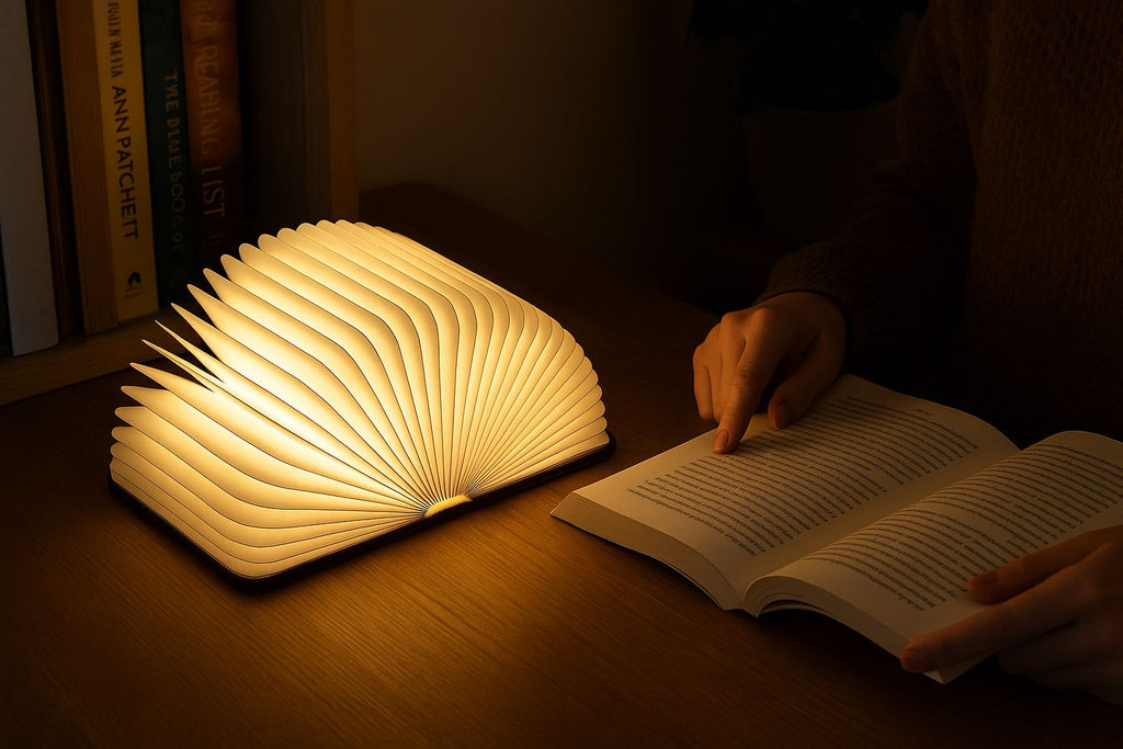 📖✨ LÁMPARA LED LIBRO