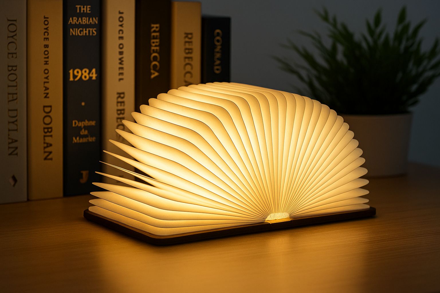 📖✨ LÁMPARA LED LIBRO