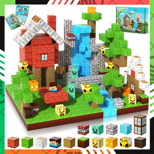 CUBOS MAGNETICOS DE 100 PIEZAS